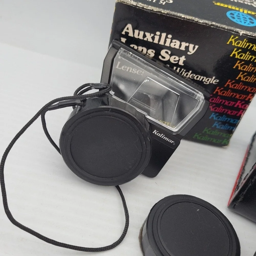 Kalimar Auxiliary Lens Set Telephoto & Wide Angle Lens for Canon Sure‎ Shot